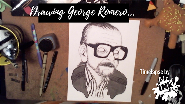 We Drew the Father of Zombie Movies - George A. Romero