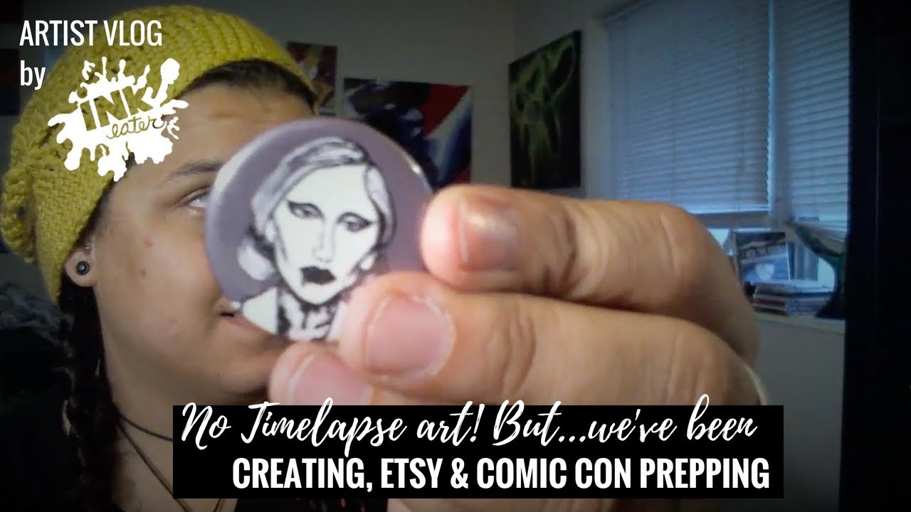 Been Busy Creating - etsy shop update- comic con prepping
