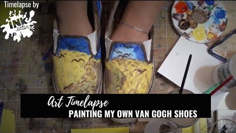 We Paint MY OWN Van Gogh Shoes