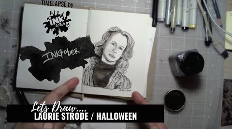 We drew Laurie Strode from Halloween