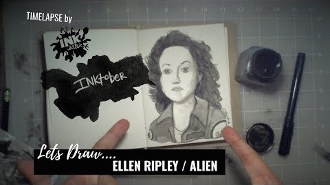 We Drew Ellen Ripley From Alien