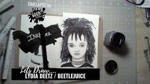 We Drew Lydia Deetz from Beetlejuice