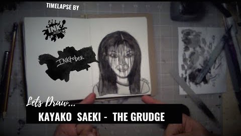 We Drew Kayako Saeki from The Grudge