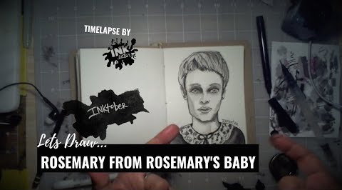 We drew Rosemary from Rosemary's Baby