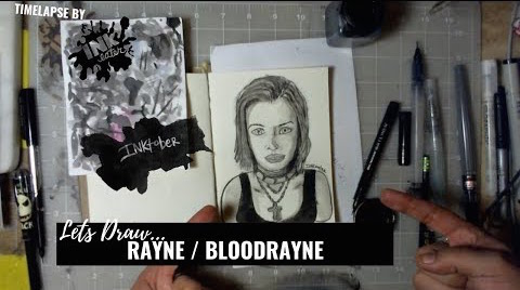 We drew Rayne From BloodRayne