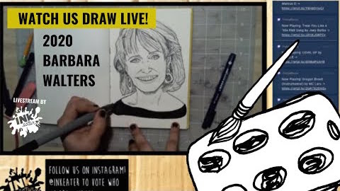 Drawing Barbara Walters