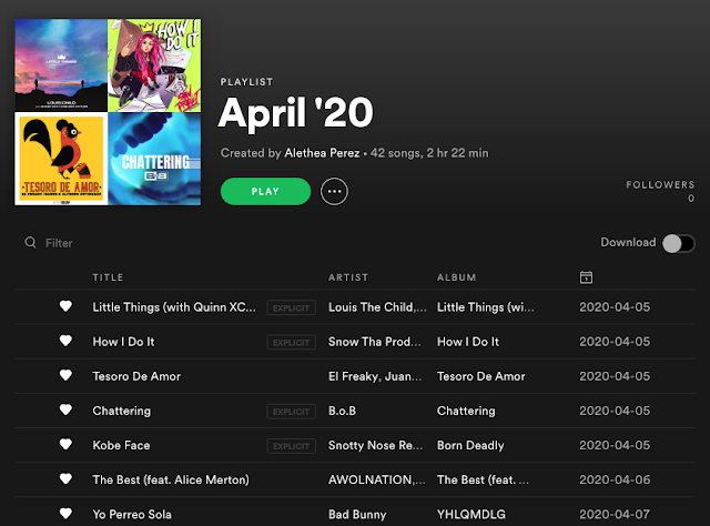 What We Listened to in April 2020
