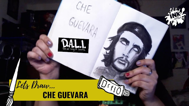 Drawing Che Guevara for 30 Days of Zombies where we talk about dead people and turn them into zombies.