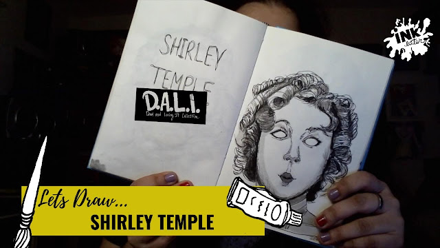 Drawing Shirley Temple for 30 Days of Zombies where we talk about dead people and turn them into zombies.