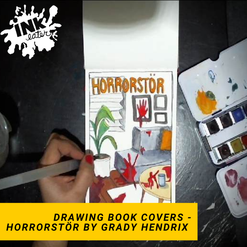 Drawing Horrorstör by Grady Hendrix