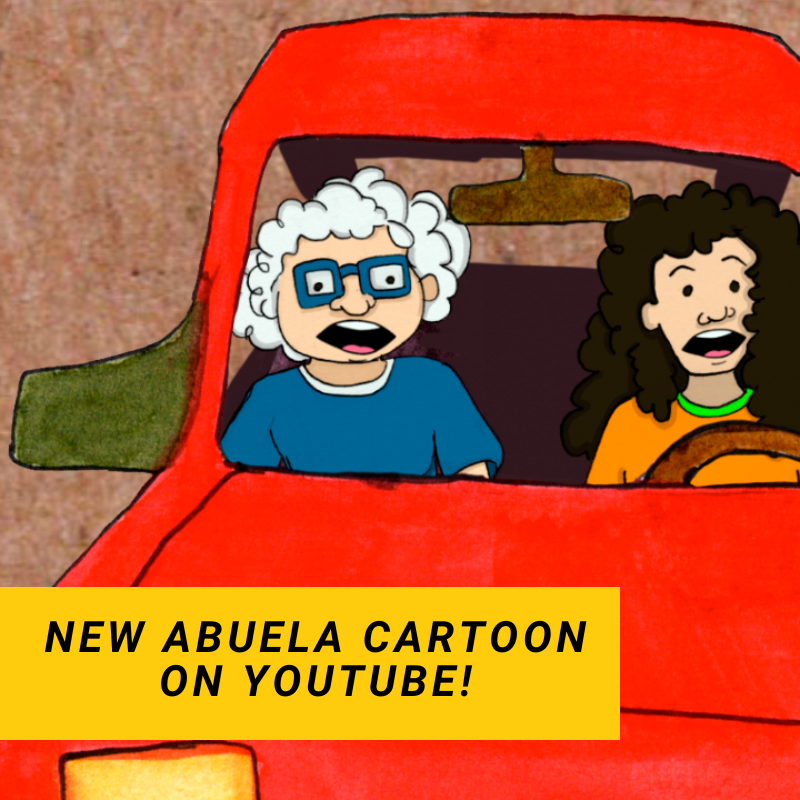 New Abuela Cartoon - Inkeater - Artist from South Florida Creating Weirdness